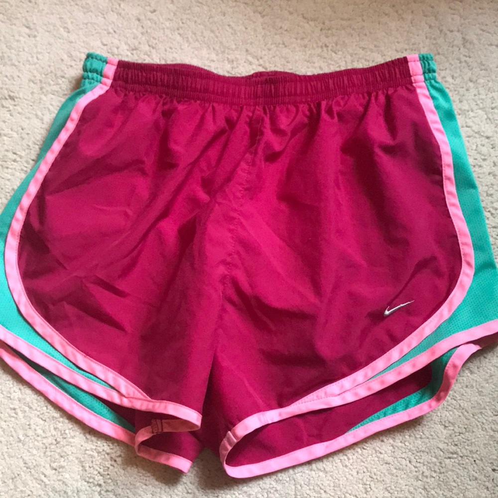 Pink Nike shorts